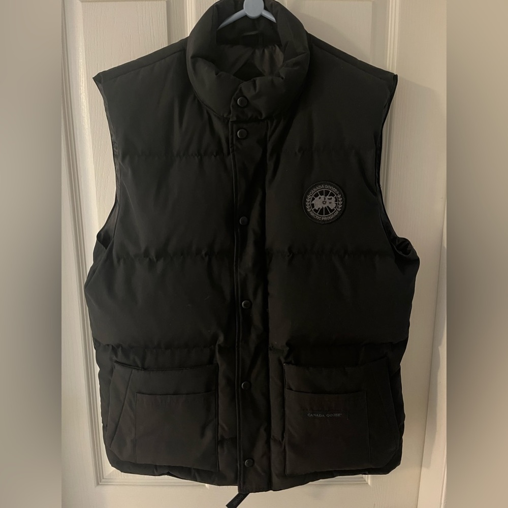 Black Canada Goose Freestyle Vest